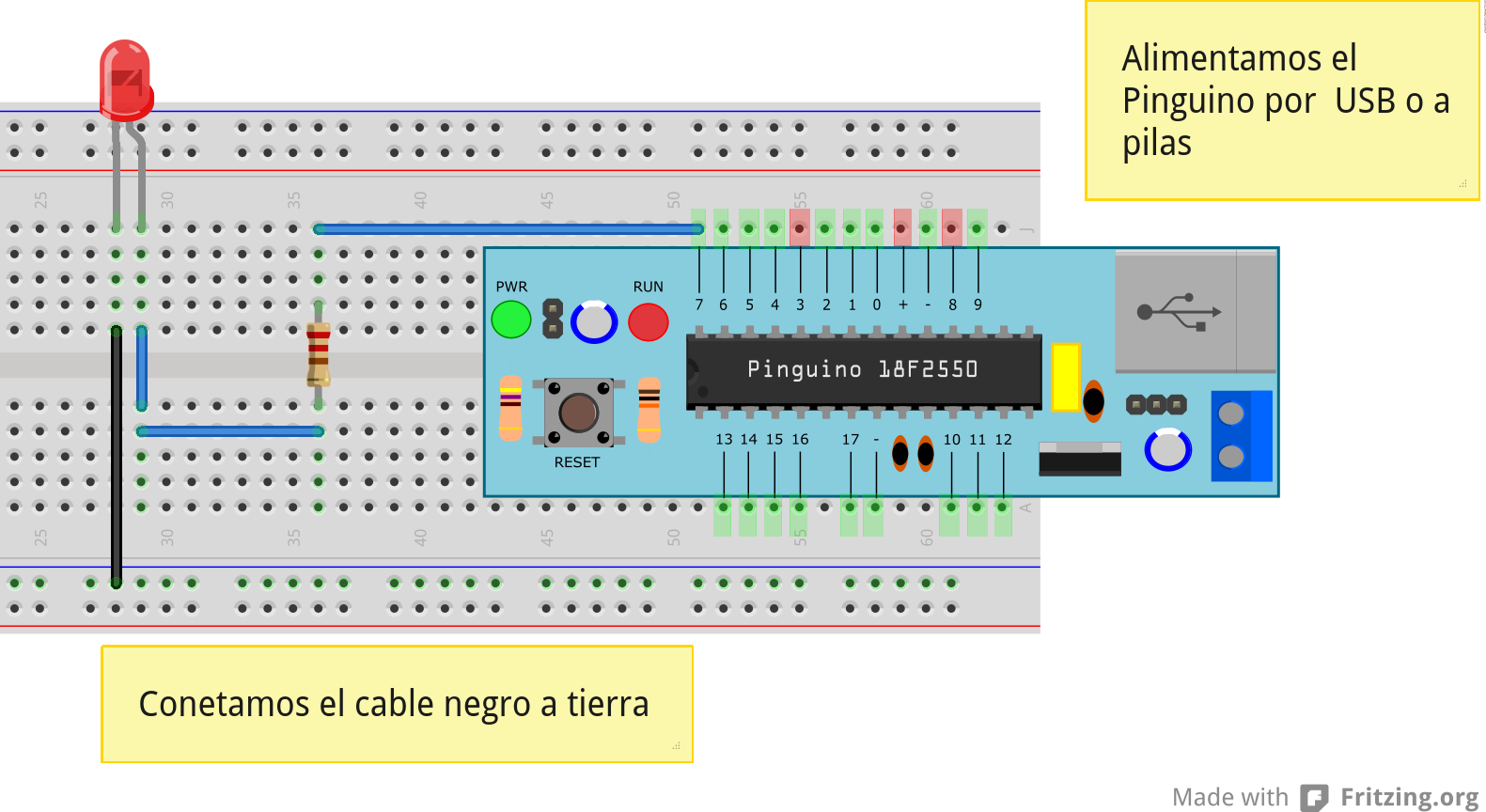 Led parpadeante