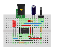 Led que parpadea con un 555